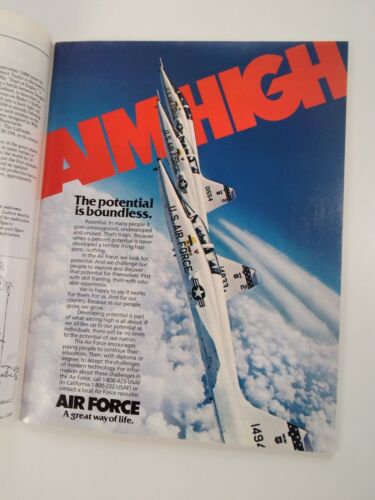 Air & Space Magazine Smithsonian Rare Vtg 1988 Mojave Rolex Ad United Orion Lear - Picture 4 of 12