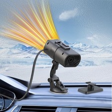 12V Car Heater 150W Defroster Defogger, Fast Heating, 360  Rotation