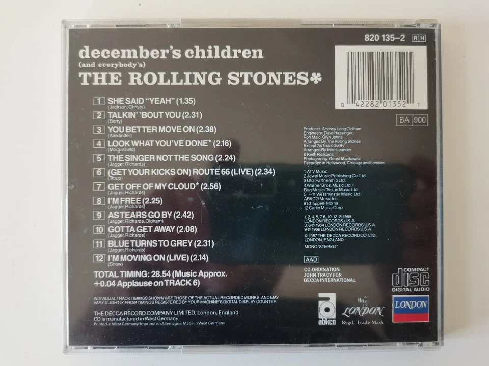 Rolling Stones - December's Children (and everybodys) (1965) CD in Top Zustand - Bild 3 von 4
