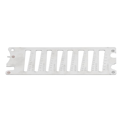 Key Decoder Spring Steel Accuracy Portable 8 In 1 Key Gauge Repair Tool SET - Picture 18 of 22