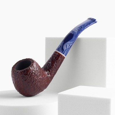 Savinelli Oceano Rusticated 626 - Unique Colorful Bent Apple Tobacco Pipe, 6mm