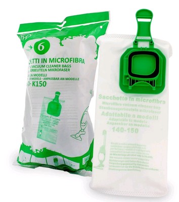 6 Sacchetti In Microfibra Per Aspirapolvere Folletto VK140 E VK150 - Filtrazione Potente E Anti Odori - Foto 5