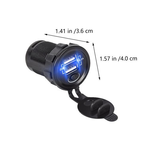 Car Replacement Part Fast Car USB Charger Auto USB Power Outlet Car USB Adapter - 第 9/12 張圖片