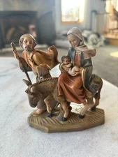 Vintage Fontanini Mary Joseph Jesus 1986 Flight Into Egypt #460 Holy Family