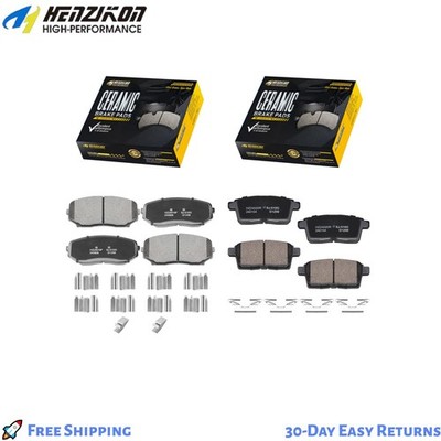 Front Rear Ceramic Brake Pads & Hardware Ford Edge Lincoln MKX Mazda CX-7 CX-9