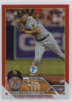 2023 Topps Series 1 1st Edition Red Foil 8/50 Jake Cronenworth #224 1g5d