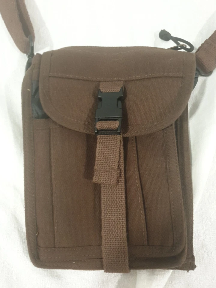 Vintage ROTHCO Venturer Crossbody Bag Organizer Travel Portfolio Canvas - Image 3 of 4