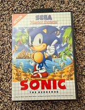 Sonic the Hedgehog Sega Master System PAL Complete in Box US Seller Region Free