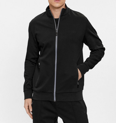 Herren Trainingsanzug BOSS Top schwarz Full Zip Trainingsjacke mit Logo - Skaz Größe L