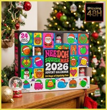 Needoh Christmas Advent Calendar 2026 Countdown Blind Box Holiday Gift