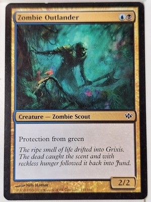 Zombie Outlander - Conflux - Magic the Gathering MTG Nice!
