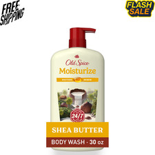 Old Spice Moisturize Body Wash with Shea Butter 30 oz for Men