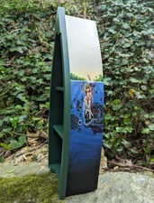 Hand Painted Piranha Boat Shelf: Summer Horror Decor