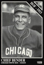 Chief Bender 1991 Conlon Collection TSN #20 HOF Chicago White Sox