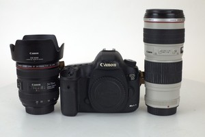 Canon EOS 5D Mark III (24mm-70mm f/4 + 70mm-200mm f/4 + 77mm VND + 2x Battery)