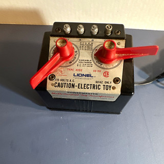 Lionel Type 4090 Powermaster Transformer 40VA 115V AC O Analog Whistle