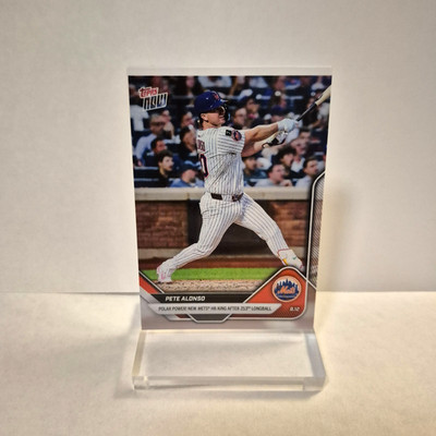 2025 Topps Now Pete Alonso #553 Mets Home Run King 253rd HR Polar Bear Card