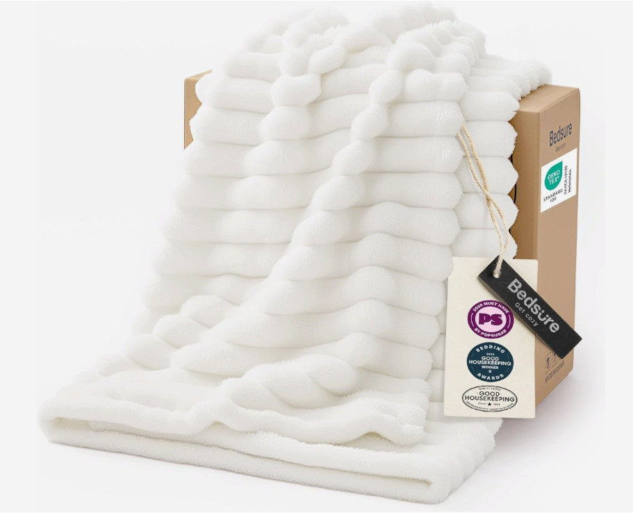 For Couch - Soft Cozy Fleece Throw Blanke