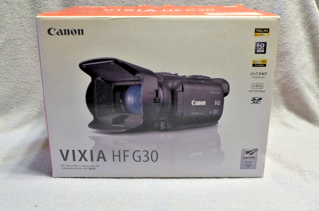 Canon HF G30 Camcorder Black for sale online