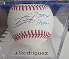 Julio Rodriguez  Autographed Baseball with "J-Rod Show" Inscription JSA COA