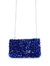 Glamorous Rhinestone Evening Bag Contrast Sequin Party Dinner Chain Purse