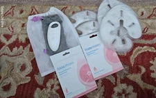 Frida Mom Breast Care Self Care Kit 2-in-1 Lactation Massager + 2 Breast Warmers