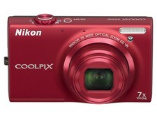 Nikon COOLPIX S6100 16.0MP Digital Camera Red Used JAPAN
