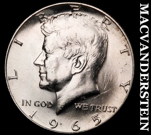 1965 Kennedy Half Dollar- Silver Choice Gem Brilliant Uncirculated #i9843