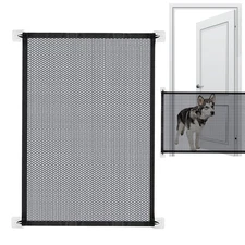 Retractable Pet Gate Indoor Stairway Childproofing Folding Barrier Pet Dog Fence