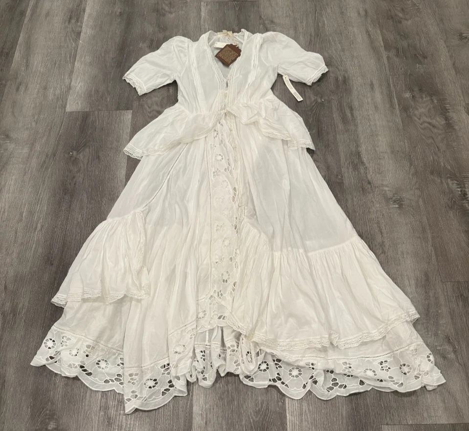 Anthropologie Forever That Girl Raina Lace Maxi Dress Cottagecore Womens S NWT - Image 2 of 4