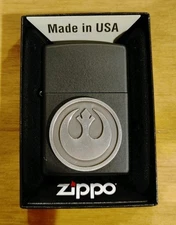 Custom Star Wars Rebel & Empire Logos Zippo Lighter