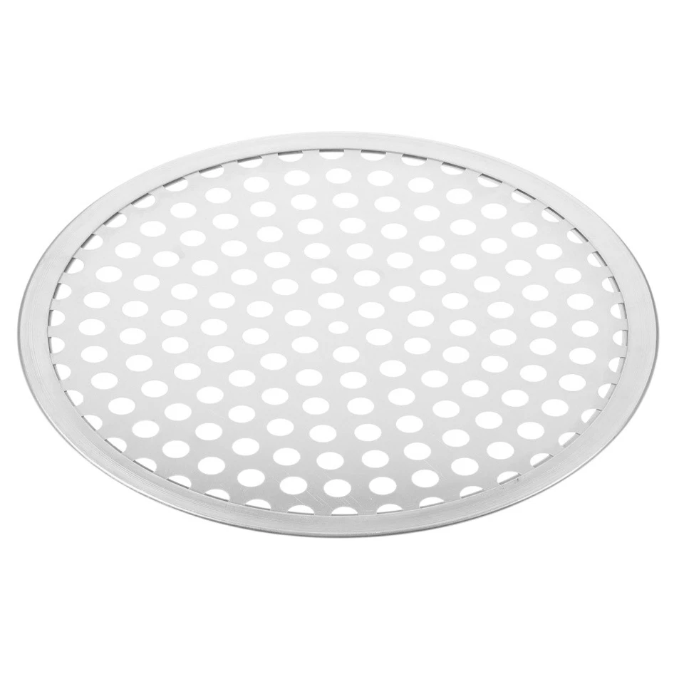 Pizza Pan Baking Pan with Hole Stainless Steel Baking Pan Perforated Pizza