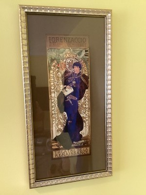 Alphonse Mucha  Lorenzaccio Theatre De La Renaissance framed print