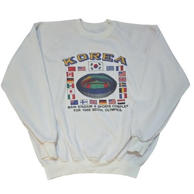 Vintage 1988 Seoul South Korea Olympics Stadium Sweatshirt Size Large