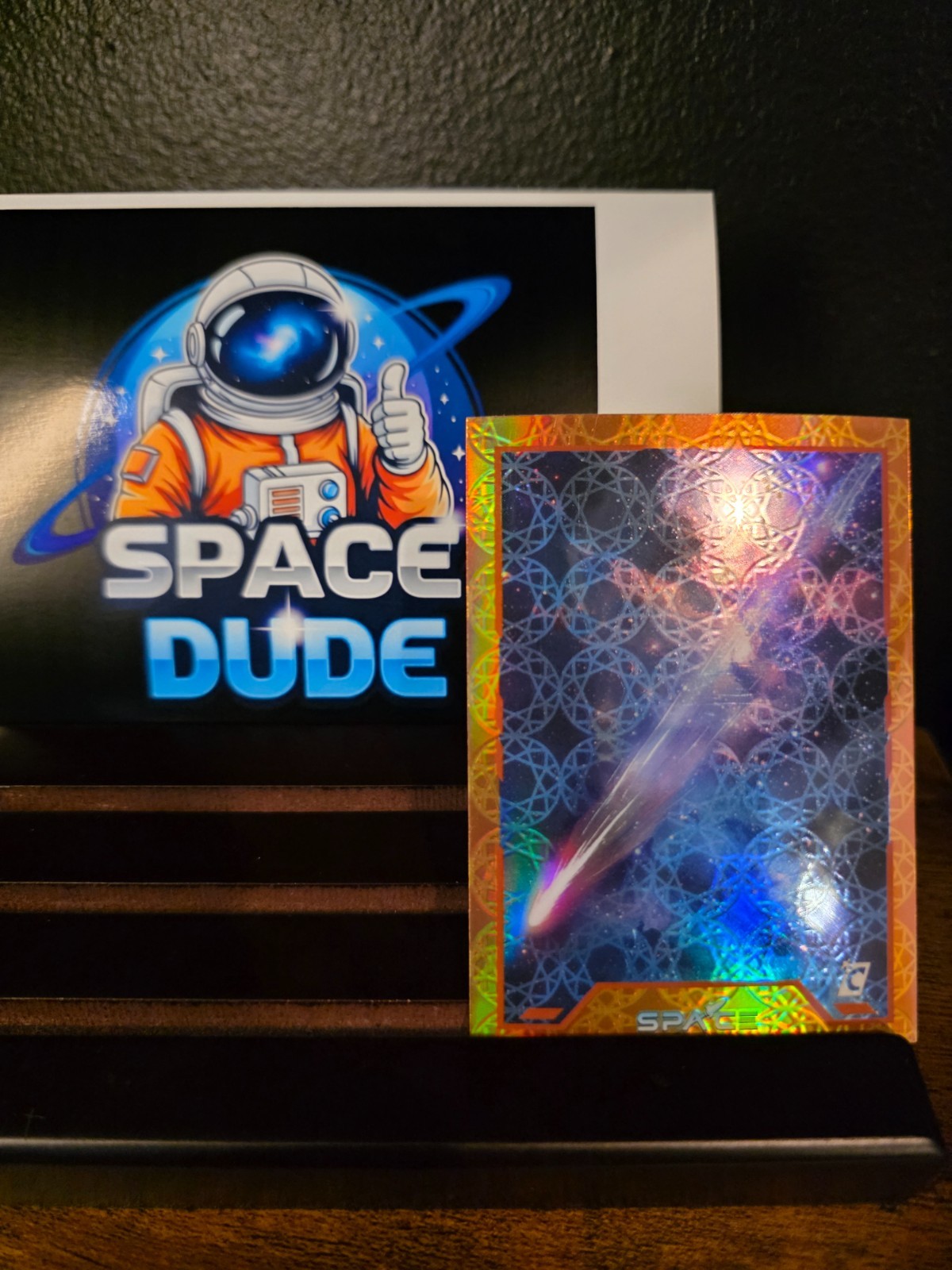 Cardsmiths-Space Trading Card-Gem Refractor-Beryl-Comet #76 (118/149)
