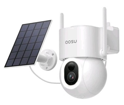 AOSU 5MP Solar Cam D1 MAX 3K Wireless Outdoor Smart Kamera Tragbares Solarpanel