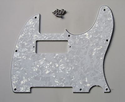 Genuine Fender Standard Telecaster 8-Hole Pickguard - White Pearl, 099-2150-000