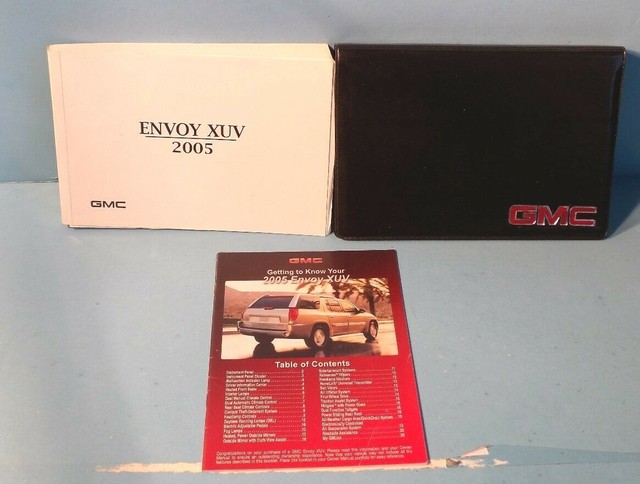 05 2005 GMC Envoy XUV owners manual | eBay