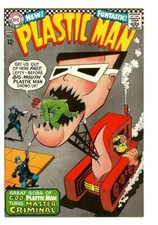 PLASTIC MAN 4 7.5 // WIN MORTIMER COVER ART DC COMICS 1967