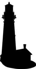 XXXL 60x60 cm car decal sticker lighthouse sticker