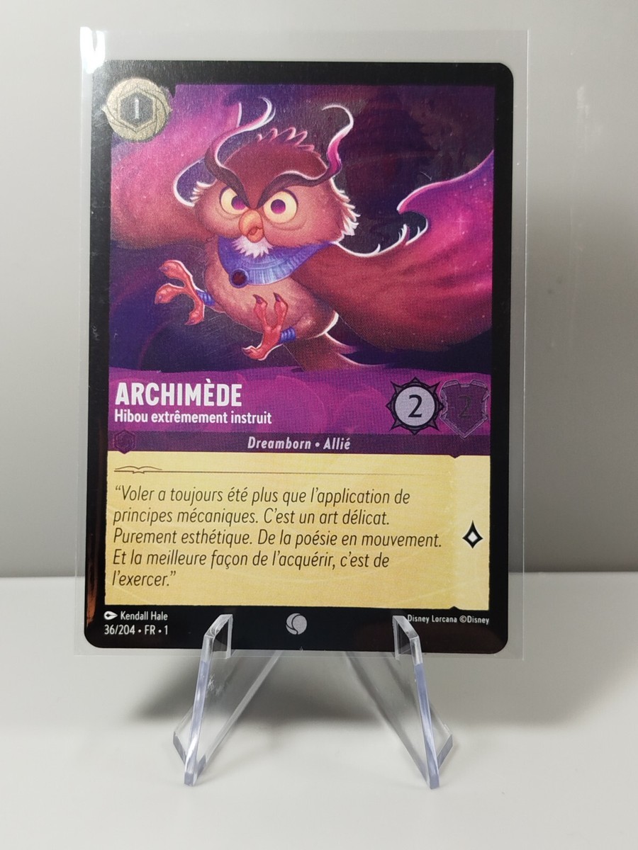 LORCANA FR Card - Chapter 1 36/204 Archimedes -✨FOIL✨New | eBay