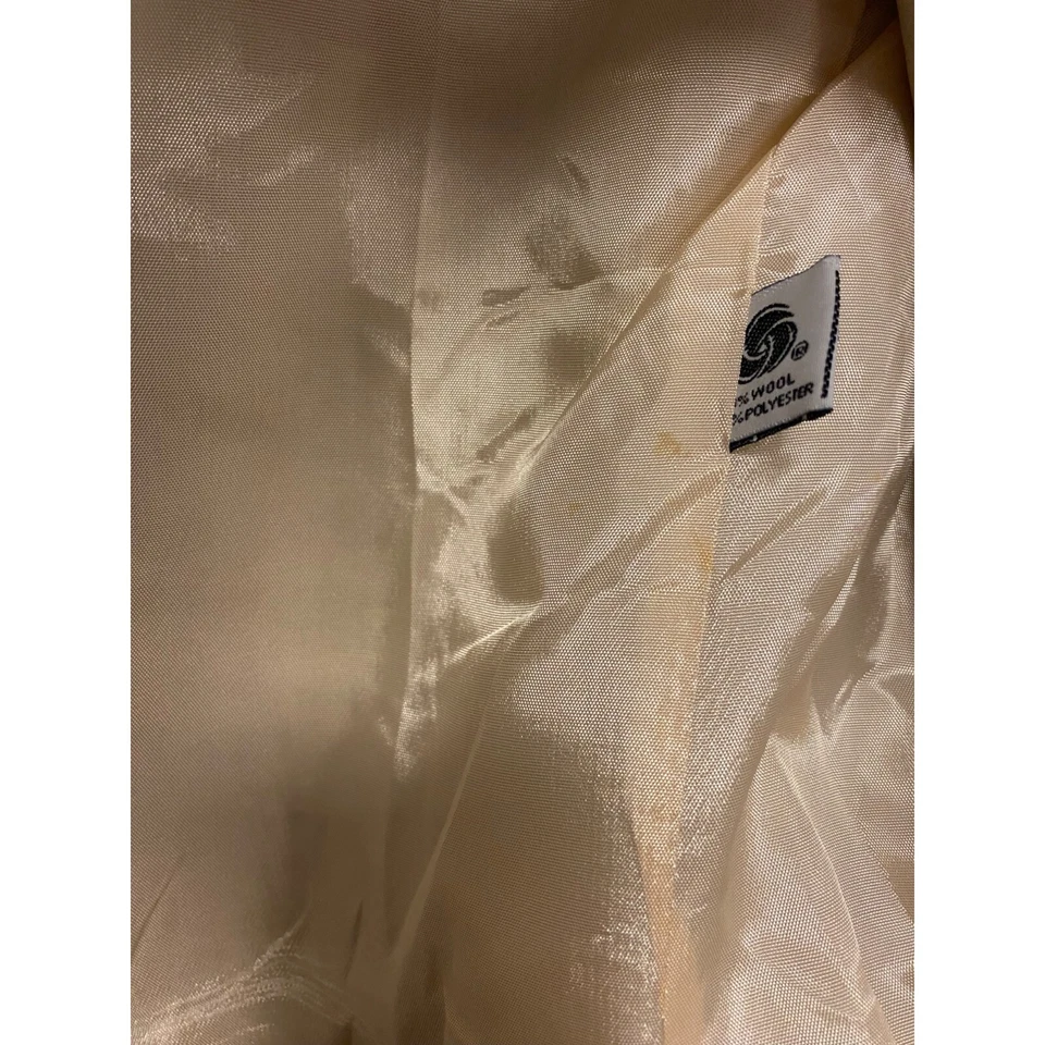 Blazer John Meyer beige/crema para mujer talla 12 lana usado en excelente estado totalmente forrado Foto 4 de 4