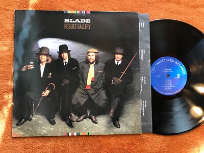 1985 SLADE ROGUES GALLERY CBS ASSOCIATED RECORDS 39976 PROMO heavy metal lp rock