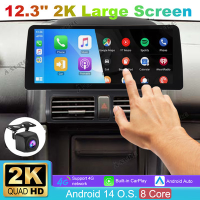 12.3'' 4+64GB Car GPS Stereo Radio Android 14 For Honda CR-V 2002-2006 Carplay