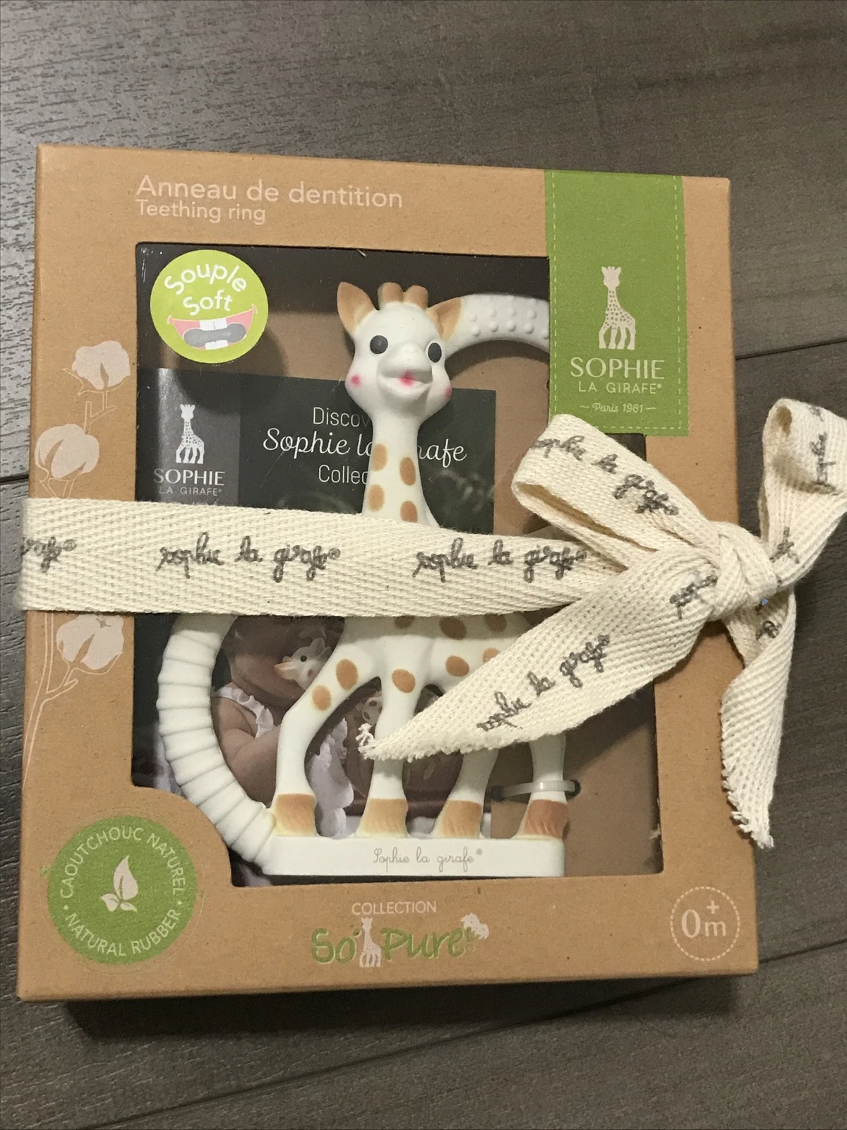 So Pure Collection Teething Ring SOPHIE The Giraffe Teething Ring France New
Opens in a new window o