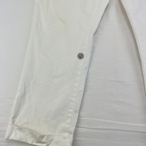 Ralph Lauren Polo Jeans Co Pants Crop Capri Women's Sz 10 White Stretch - Picture 3 of 19
