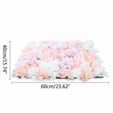20 Piece Wedding Artificial Flower Wall Background Decoration Silk Floral Wall