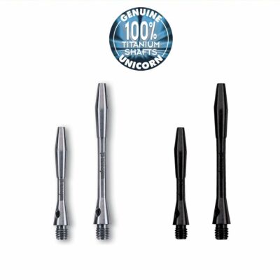     UNICORN Dart Shafts Shaft Schäfte Dartschäfte Dartshafts 2BA Titanium XL Ti