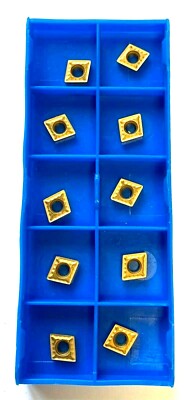 CCMT 2151 C5 TIN COATED CARBIDE INSERTS 10 PIECES FOR BORING BARS