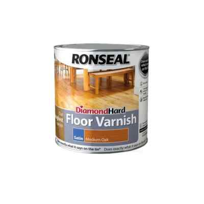 Ronseal Diamond Hard Coloured Interior Satin Floor Lack 2,5L Medium Oak